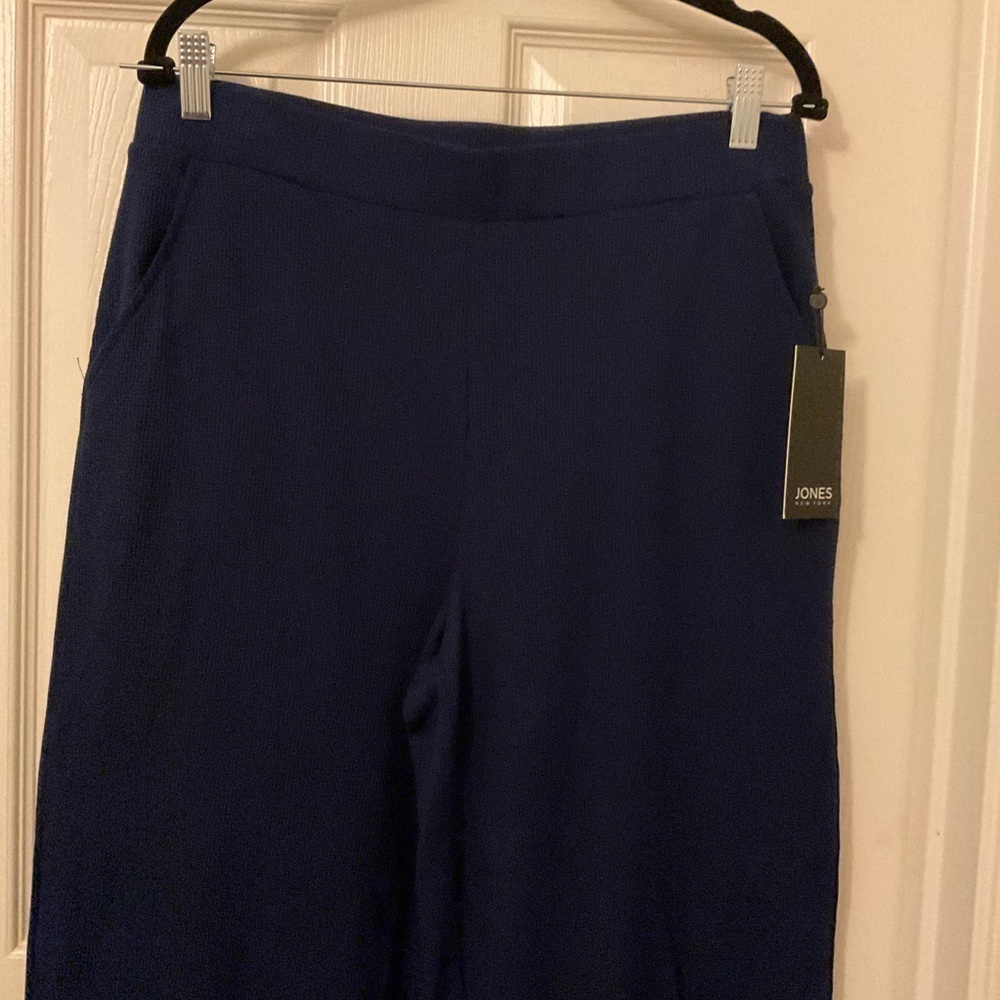 Jones New York Navy Blue Wide Leg Pants – NWT Size M - Picture 7 of 11